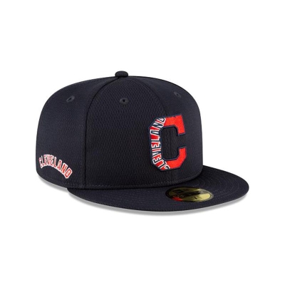 Cleveland Indians Gorra | New Era MLB 2021 Spring Training 59fifty Fitted Cap Mexico - Azules
